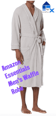 Amazon Essentials Men's Lightweight Waffle Robe