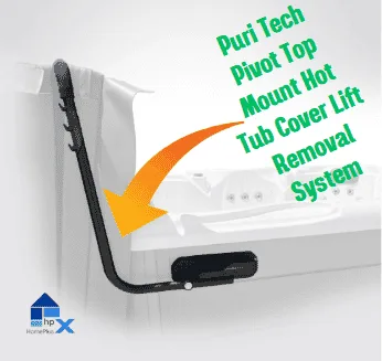 Puri Tech Pivot Top Mount Spa & Hot Tub Cover Lift Removal System