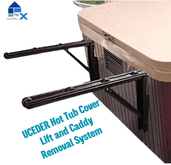 UCEDER Hot Tub Cover Lift and Caddy Removal System
