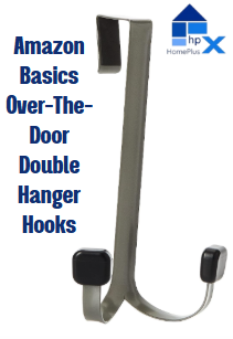 Amazon Basics Over-The-Door Double Hanger Hooks
