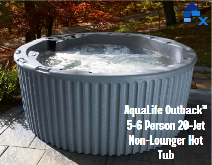 AquaLife Outback 5-6 Person 20-Jet Non-Lounger Hot Tub