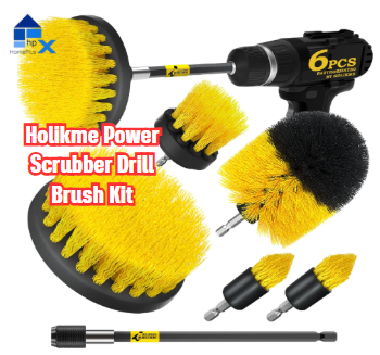Holikme Power Scrubber Drill Brush Kit