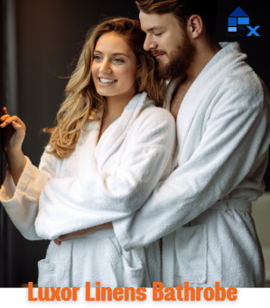 Luxor Linens Couple's Terry Cloth Bathrobe Egyptian Cotton