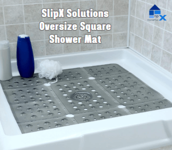 SlipX Solutions Oversize Square Shower Mat