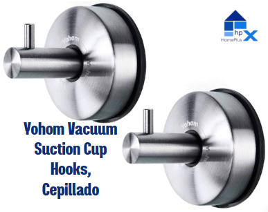Yohom Vacuum Suction Cup Hooks, Cepillado