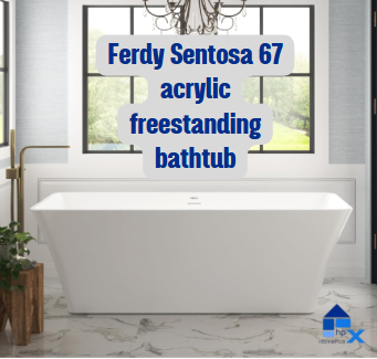 ferdy sentosa 67 acrylic freestanding bathtub
