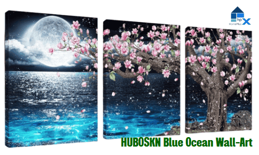 huboskn blue ocean wall art