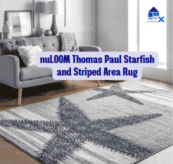 nuLOOM Thomas Paul Starfish and Striped Area Rug
